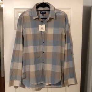 Lanai Collection Casual Long Sleeve Button Down Shirt - Mens Medium